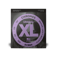 Набор струн D'ADDARIO ECB84 XL CHROMES BASS CUSTOM LIGHT (40-100)
